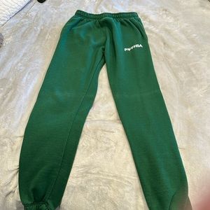 Men’s green Pythia sweatpants